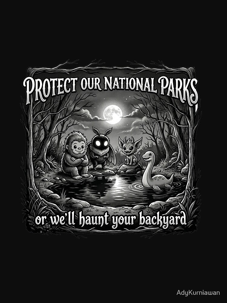 Cryptid Protect Our National Parks Or Else Vintage by AdyKurniawan