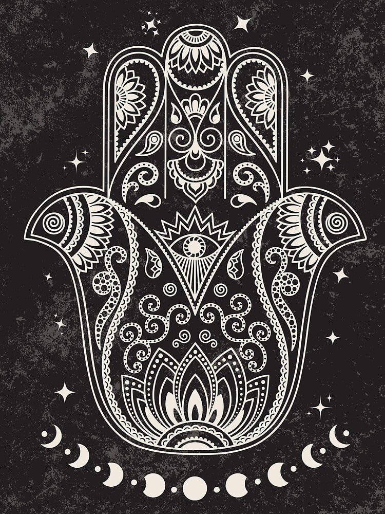 Hamsa - Evil eye protection by ArtByStudioNine