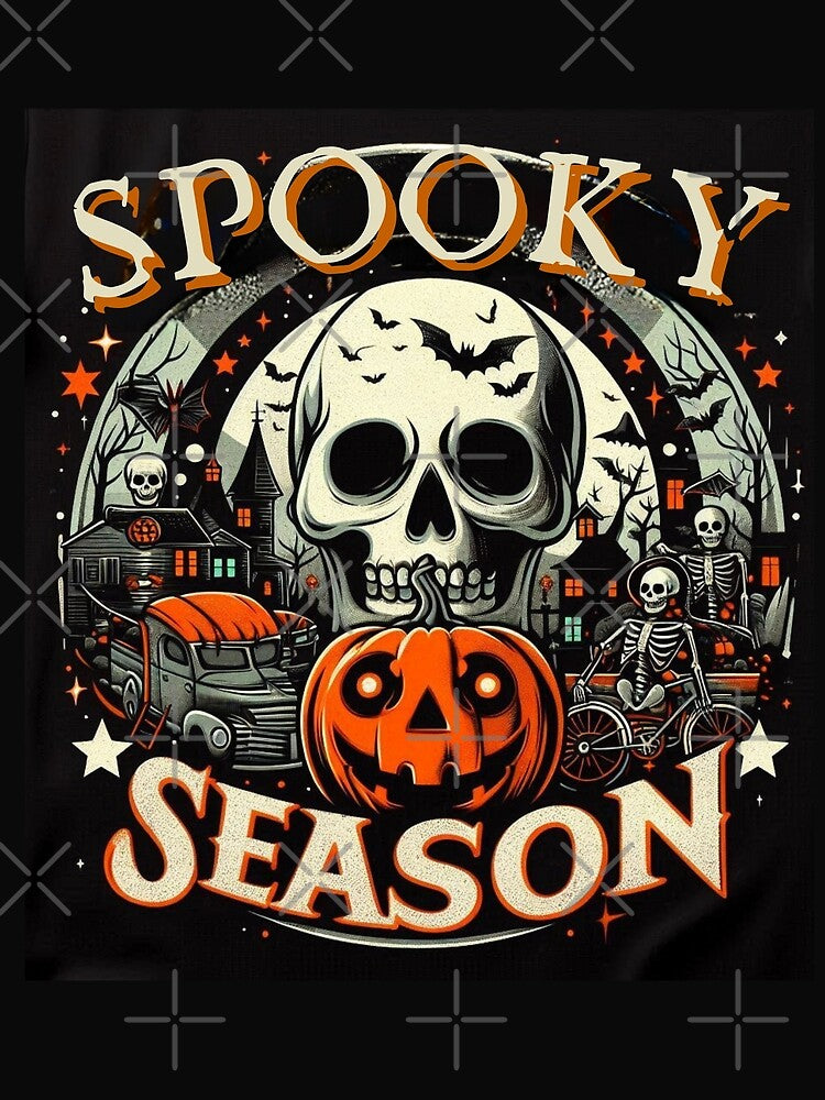 Funny groovy ghost spooky season for Halloween by CrasyART