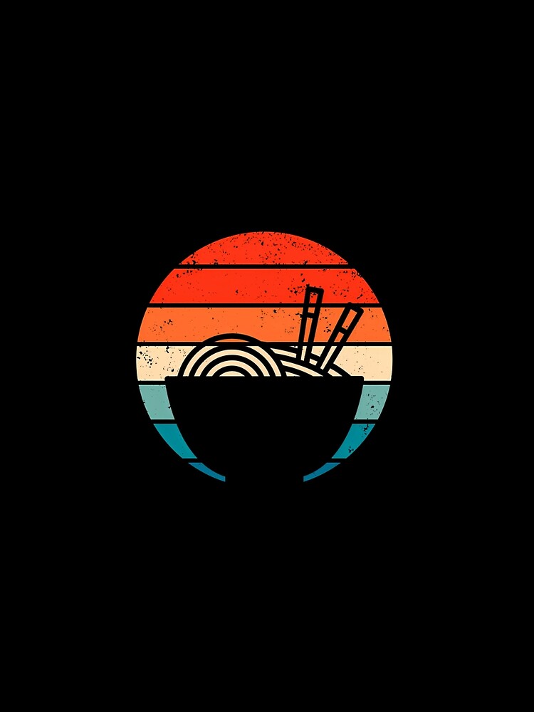 Retro Ramen Bowl Sunset by bzewzkmbo64