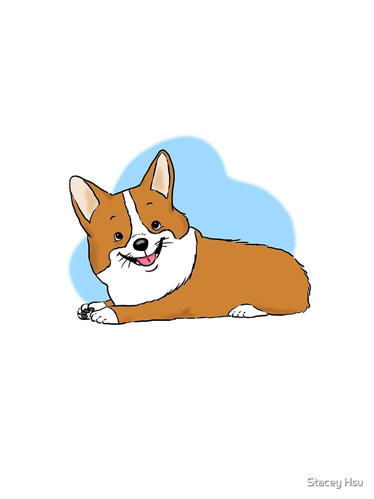 Smiling Corgi by Furkid Studio