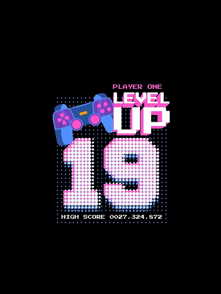 Player One Level Up 19 by patternprint1