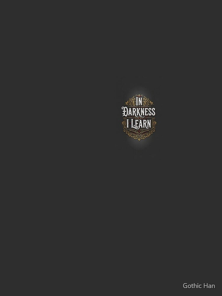 Dark Academia Quote Library | Gothic Occult Typography Sticker by Gothic Han