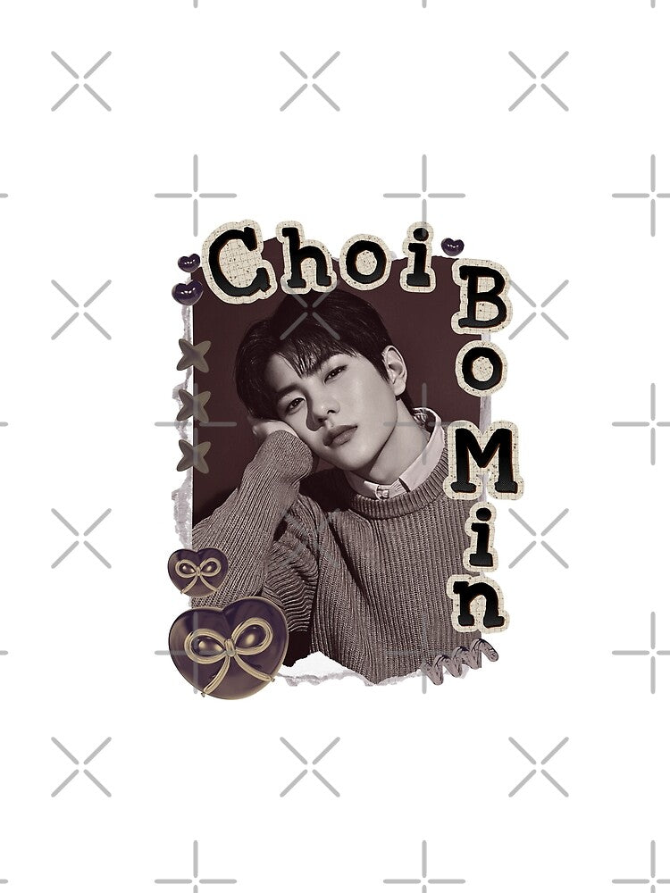 Choi Bo-min : Korean Drama Actor Scrapbook Collage Cozy Y2K Vintage Design by HELL0WBELLO