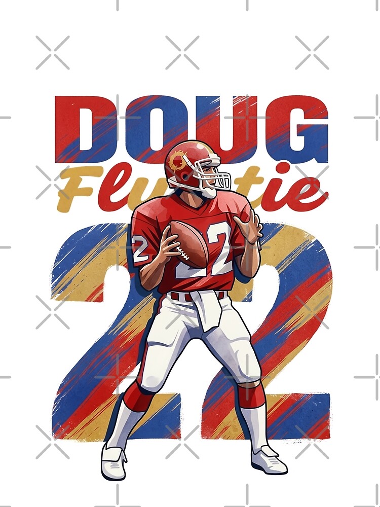Retro Doug Flutie 22 - Vintage Gridiron Legend by Thogan0416