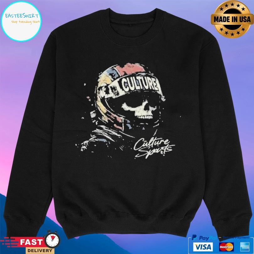 For The Culture Clothing Sports Racer Skull Shirt