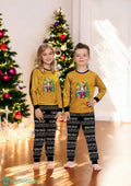 Golden Girls Christmas Pine Trees Family Matching Pajamas Set