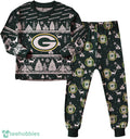 Green Bay Packers Christmas Pattern Family Matching Pajamas Sets Best Gift For Christmas
