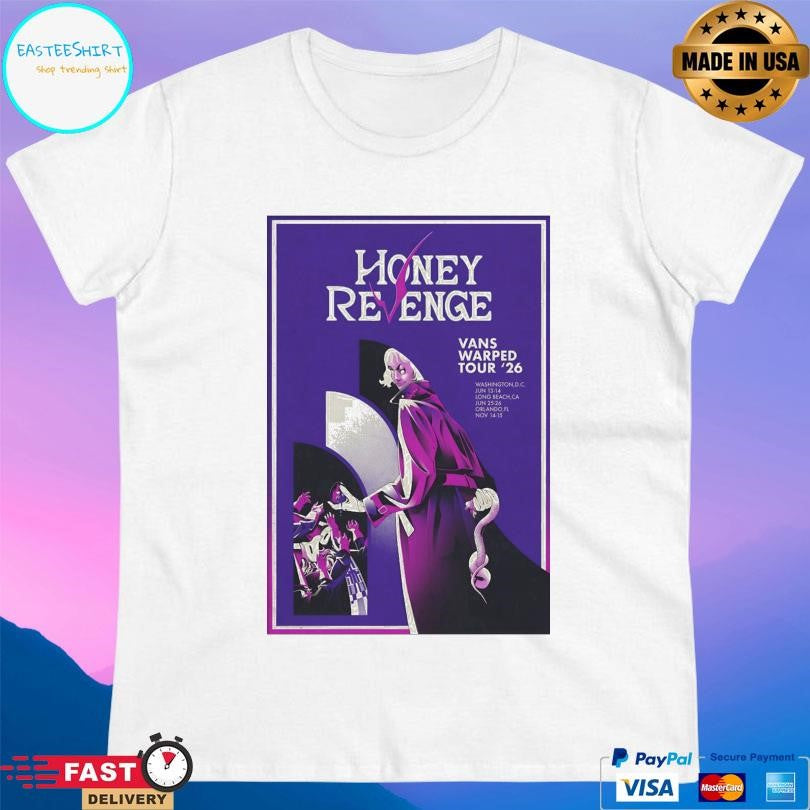 Honey Revenge Vans Warped 2026 Tour Shirt