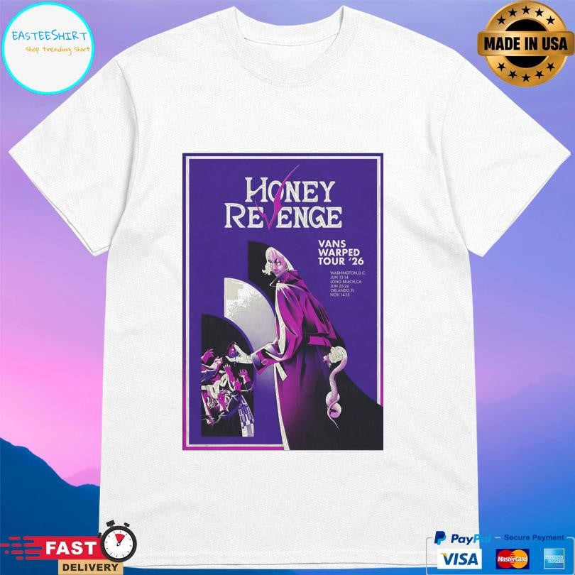 Honey Revenge Vans Warped 2026 Tour Shirt