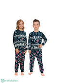 Houston Texans Christmas Pattern Family Matching Pajamas Sets Best Gift For Christmas