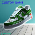 Hyundai Car Air Force 1 Shoes Green Color For Men Women Custom Name Gift For Fans