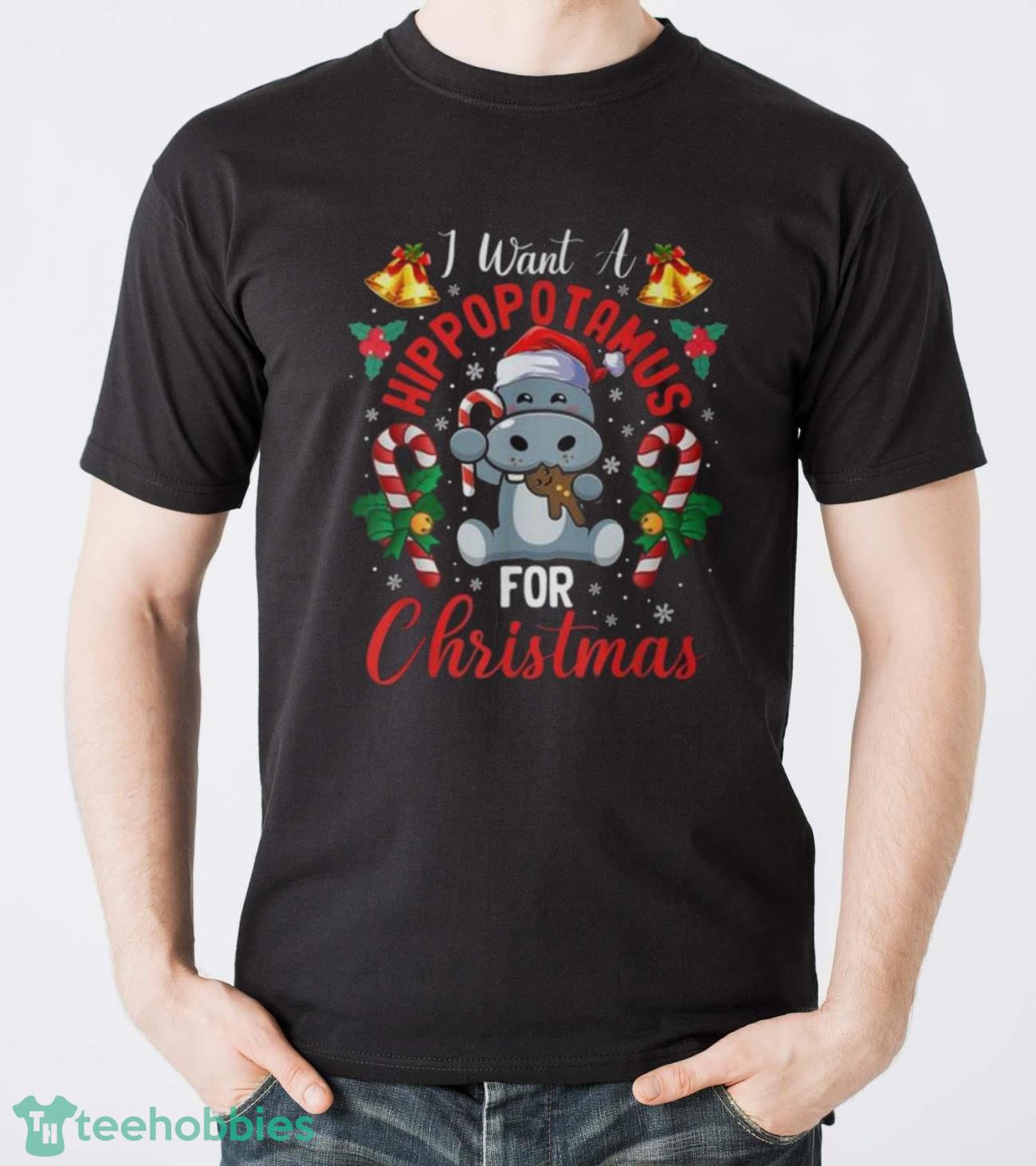 I Want A Hippopotamus For Christmas Hippo Candy Santa