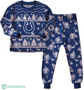Indianapolis Colts Christmas Pattern Family Matching Pajamas Sets Best Gift For Christmas
