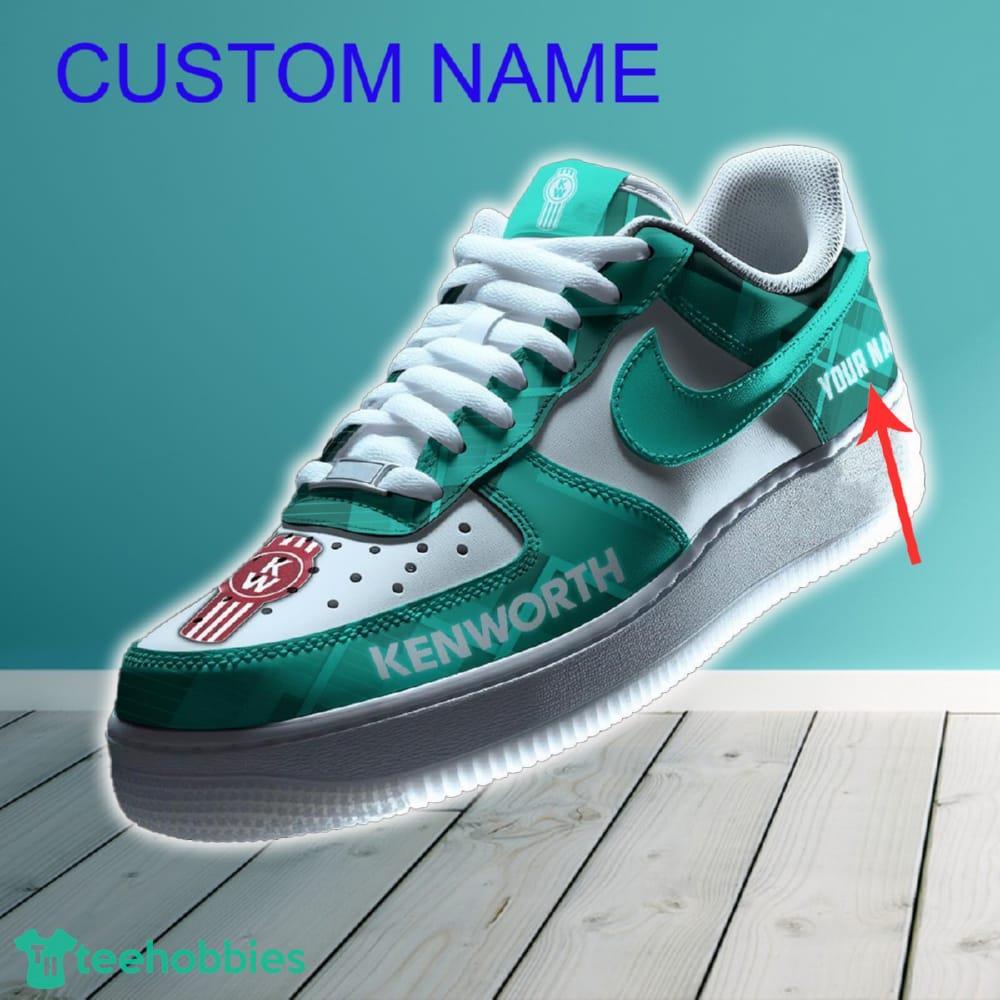 Kenworth Car Air Force 1 Shoes Green Color For Men Women Custom Name Gift For Fans