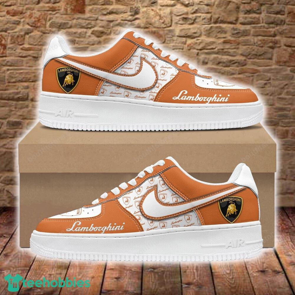 Lamborghini Imagery AF1 Shoes Vintage For Fans Gift Car Air Force 1 Sneaker Gift Men Women