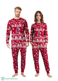 Los Angeles Angels MLB Christmas Pattern Family Matching Pajamas Sets Best Gift For Christmas
