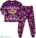 Los Angeles Lakers Christmas Pattern Family Matching Pajamas Sets Best Gift For Christmas
