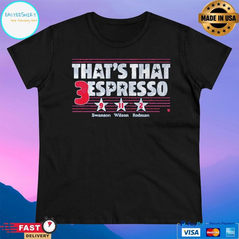 Mallory Swanson Trinity Rodman And Sophia Wilson That’s That 3 Espresso T-Shirts