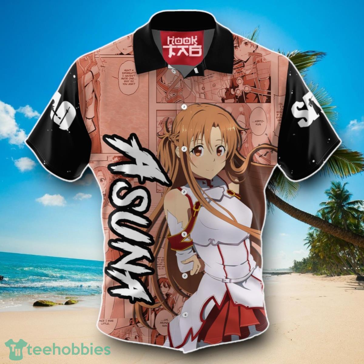 Manga Asuna Hawaiian Shirt Impressive Gift Sword Art Online Hawaiian Shirt Impressive Gift