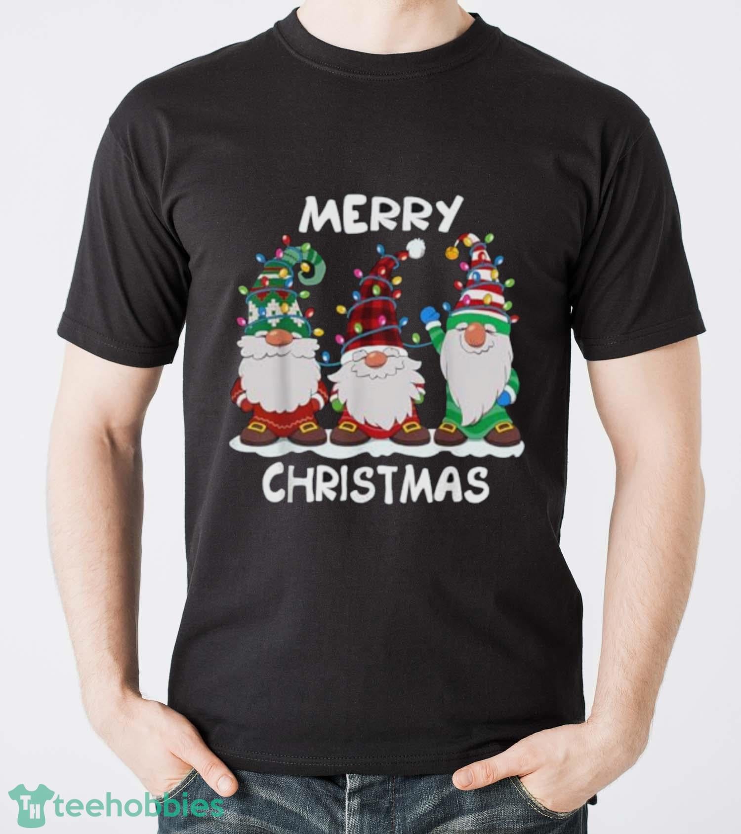 Merry Christmas Gnomes Xmas Family Men Women T-Shirt