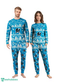 Miami Marlins MLB Christmas Pattern Family Matching Pajamas Sets Best Gift For Christmas