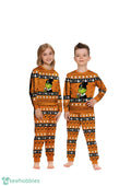 MLB Grinch Philadelphia Flyers Custom Name Christmas Knitting Pattern Matching Family Pajamas Set