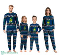 MLB Grinch Vancouver Canucks Custom Name Christmas Knitting Pattern Matching Family Pajamas Set