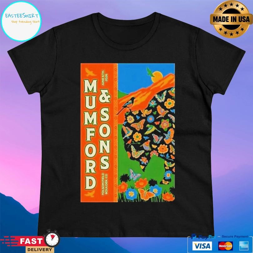 Mumford And Sons Folsom Field Jun 6 2026 Shirt