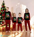 Muscle Santa Workout Christmas Santa Vs Reindeer Xmas Family Matching Pajama Set