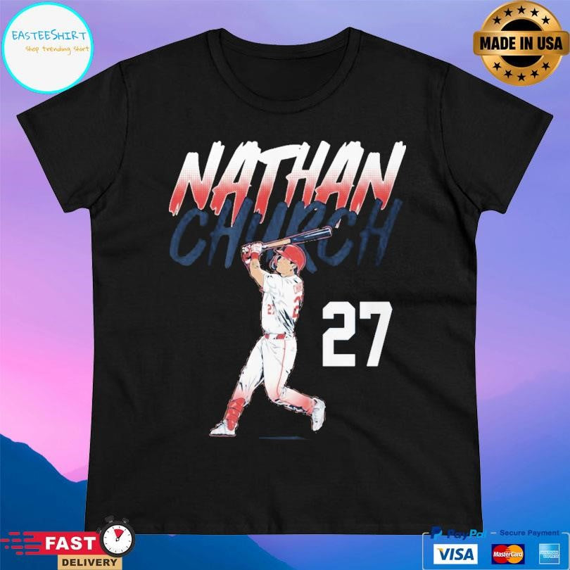Nathan Church Slugger Swing Number Shirt