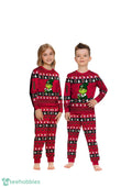 NBA Grinch Utah Jazz Custom Name Christmas Knitting Pattern Matching Family Pajamas Set