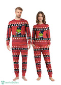 NBA Grinch Washington Wizards Custom Name Christmas Knitting Pattern Matching Family Pajamas Set