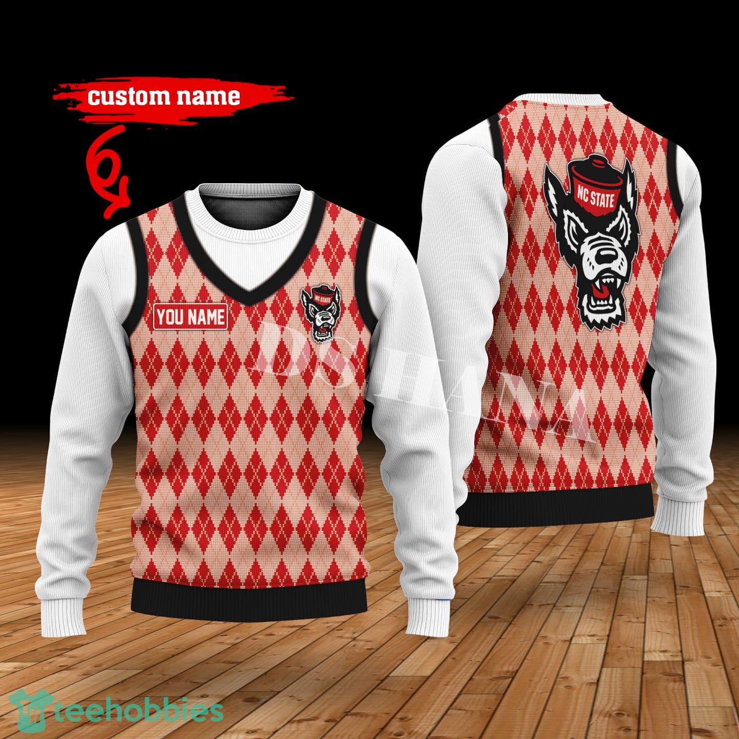 Nebraska Cornhuskers Custom Name New Style Sweater Ghile Style 3D Print Christmas Sweater