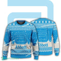 New Logo Abbott Trendy Knitted Christmas 3D Sweater Gift Holidays