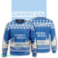 New Logo American Express Textile Ugly Xmas Sweater For Men Women