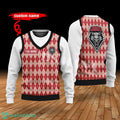 New Mexico Lobos Custom Name New Style Sweater Ghile Style 3D Print Christmas Sweater