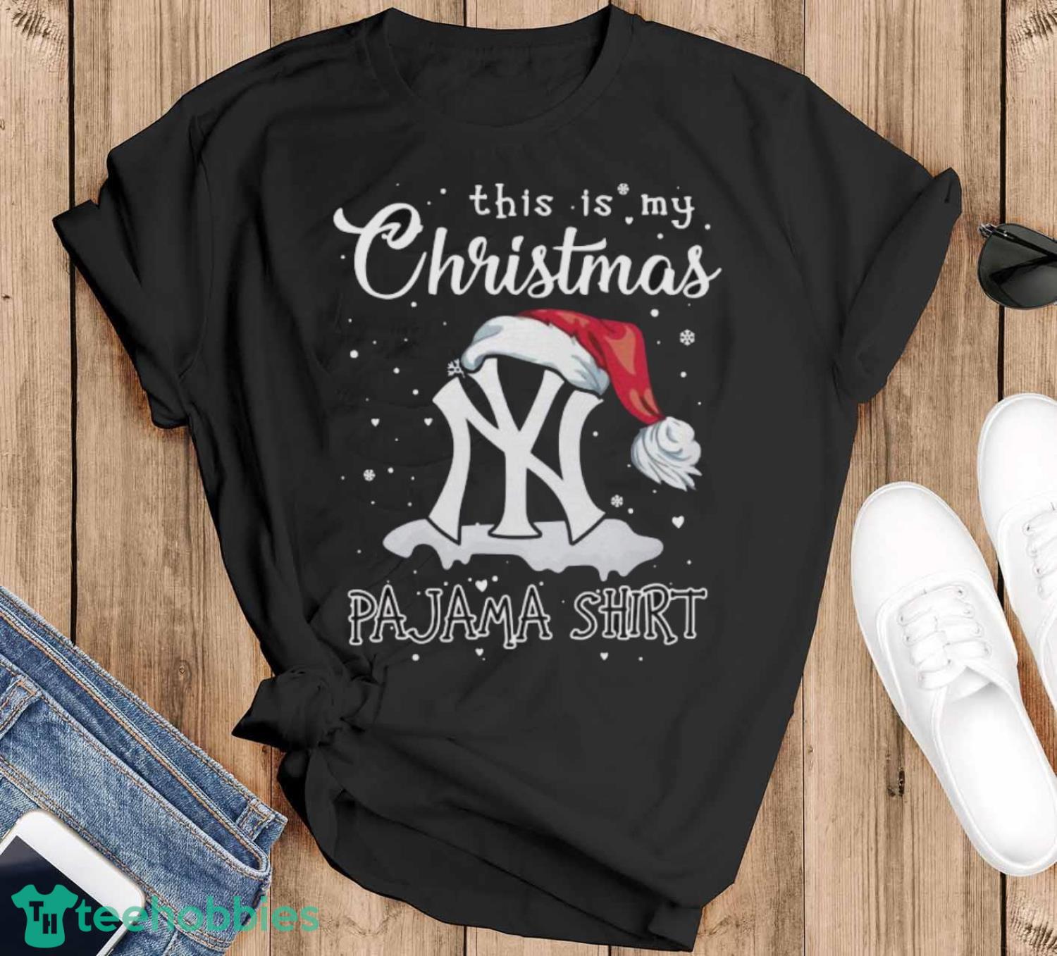 New york giants this is my christmas pajama shirt