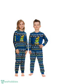 NHL Grinch Buffalo Sabres Custom Name Christmas Knitting Pattern Matching Family Pajamas Set