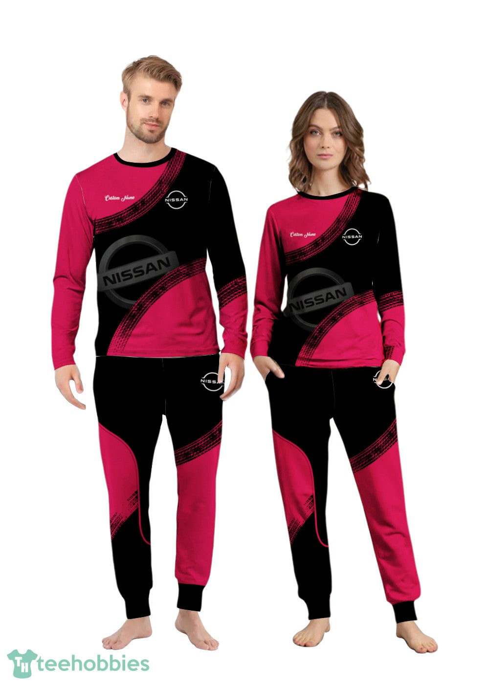 Nissan Custom Name Family Matching Pajamas Set