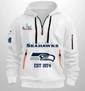 2026 Seahawks SB LX Est 1974  Tactical Hoodie