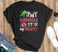 Grinch Hand My Arizona Cardinals Stole My Heart Football 2024 Shirt