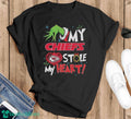 Grinch Hand My Kansas City Chiefs Stole My Heart Football 2024 Shirt
