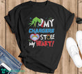 Grinch Hand My Los Angeles Chargers Stole My Heart Football 2024 Shirt