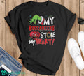 Grinch Hand My Tampa Bay Buccaneers Stole My Heart Football 2024 Shirt