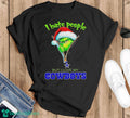 Grinch I hate people but I love my Dallas Cowboys Christmas shirt