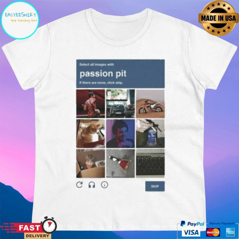 Passion Pit Captcha Shirt