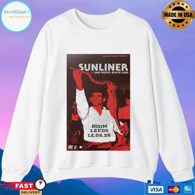 Sunliner Boom Leeds June 12 2026 Shirt