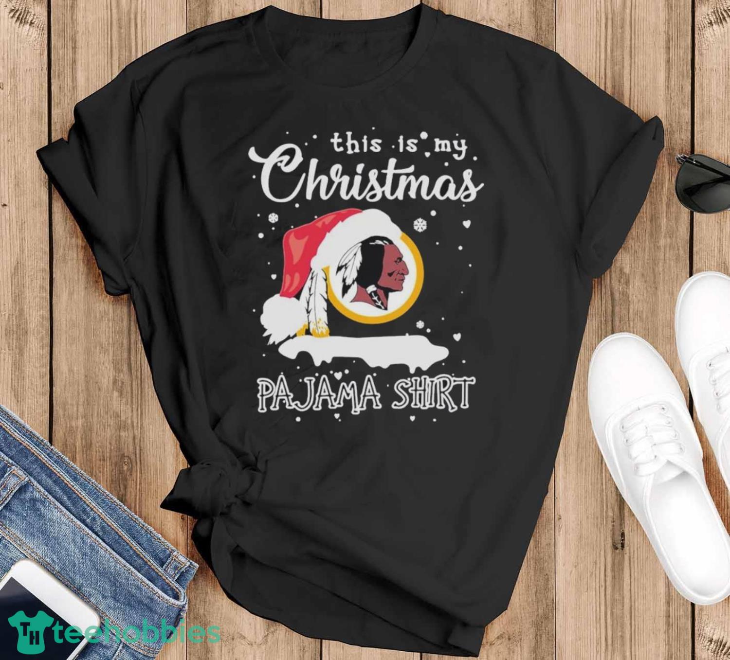 This Is My Christmas Pajama Shirt Washington Redskins Logo Shirt