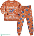 Oklahoma City Thunder Christmas Pattern Family Matching Pajamas Sets Best Gift For Christmas